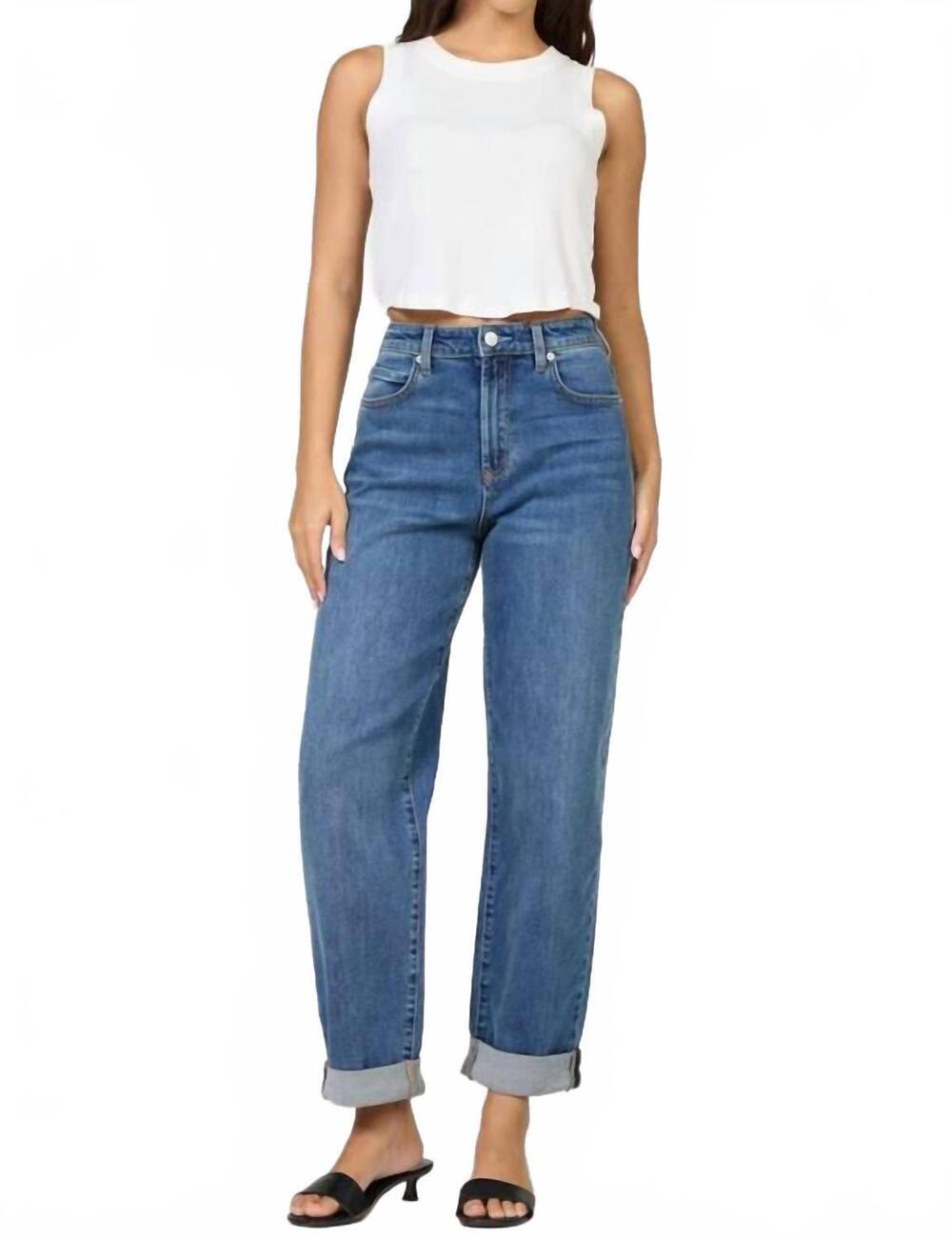 NEW DEAR JOHN DENIM everett straight leg jeans in ocean bath